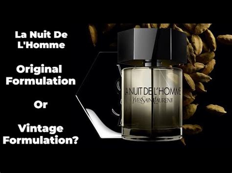 la nuit de l'homme old formulation vs new